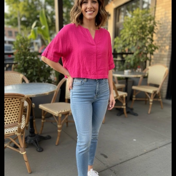 Marc New York Tops - Marc New York Fuchsia Top